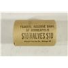 Image 1 : $10 ROLL OF 90% SILVER 1964 JOHN F. KENNEDY HALVES