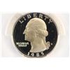 Image 1 : 1985-S WASHINGTON QUARTER PCGS PR69 DCAM
