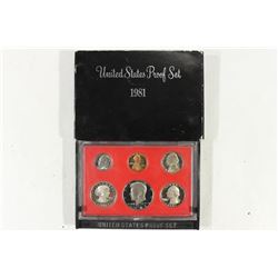 1981 US PROOF SET (WITH BOX)