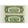 Image 2 : 1928-D & 1953 $2 US NOTES RED SEALS