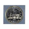 Image 1 : 1981 CANADA LOCOMOTIVE SILVER DOLLAR (PF LIKE)