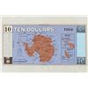 Image 2 : 2001 ANTARCTICA $10 CRISP UNC