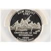 Image 1 : 1999-S SILVER NEW JERSEY QUARTER PCGS PR69 DCAM