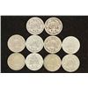 Image 2 : 10 ASSORTED BARBER DIMES