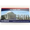 Image 2 : 2010 RICHMOND $2 SINGLE NOTE CRISP UNC