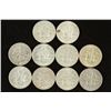 Image 2 : 10 ASSORTED SILVER ROOSEVELT DIMES