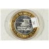 Image 2 : CASINO $10 SILVER TOKEN (UNC) WESTWARD-HO