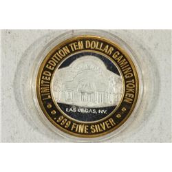 CASINO $10 SILVER TOKEN (UNC) GOLDEN NUGGET