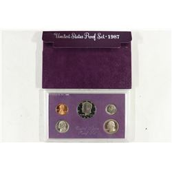 1987 US PROOF SET (WITH BOX)