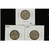 Image 1 : 1938,43 & 45 CANADA SILVER 25 CENTS