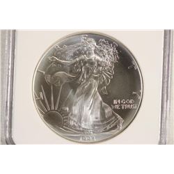 1993 AMERICAN SILVER EAGLE NGC MS69