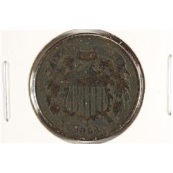 1864 US TWO CENT PIECE