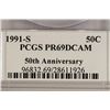 Image 3 : 1991-S KENNEDY HALF DOLLAR PCGS PR69 DCAM