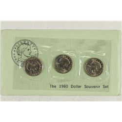 1980-P/D/S SBA DOLLAR SOUVENIR SET