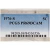 Image 3 : 1976-S JEFFERSON NICKEL PCGS PR69 DCAM