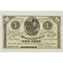 1863 EASTMANS NATIONAL BUSINESS COLLEGE OF