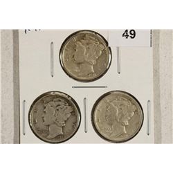 1941-D P/D/S MERCURY DIMES