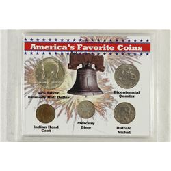 AMERICAS FAVORITE COINS SET CONTAINS: