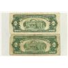 Image 2 : 1928 & 1953 $2 US NOTES RED SEALS