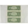 Image 2 : 3-1957 $1 SILVER CERTIFICATES  CRISP UNC