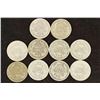 Image 2 : 10 ASSORTED BARBER DIMES