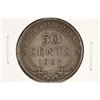 Image 1 : 1907 NEWFOUNDLAND SILVER 50 CENT