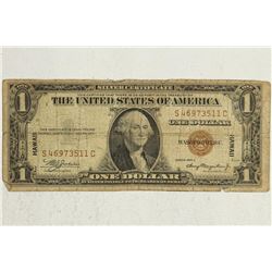 1935-A $1 SILVER CERTIFICATE HAWAIIAN OVERPRINT