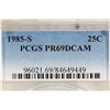 Image 3 : 1985-S WASHINGTON QUARTER PCGS PR69 DCAM