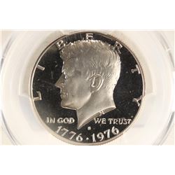 1976-S KENNEDY HALF DOLLAR PCGS PR69 DCAM