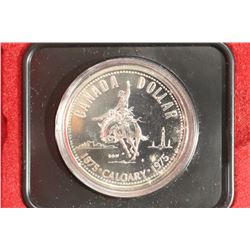 1975 CANADA CALGARY SILVER DOLLAR PROOF