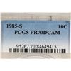 Image 3 : 1985-S ROOSEVELT DIME PCGS PR70 DCAM