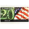 Image 2 : 2008 DALLAS $2 SINGLE NOTE 2003 -A $2 FRN