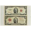 Image 1 : 1928-D & 1953 $2 US NOTES RED SEALS