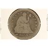 Image 1 : 1858 SEATED LIBERTY QUARTER