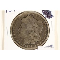 1891-CC MORGAN SILVER DOLLAR