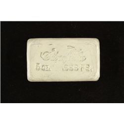 5 OZ. .999 FINE SILVER HAND POURED BAR SILVERTOWNE