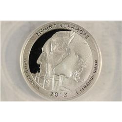 2013-S SILVER MOUNT RUSHMORE N.P. QUARTER