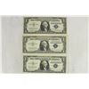 Image 1 : 1957, 57-A & 57-B $1 SILVER CERTIFICATES CRISP UNC