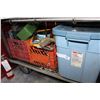 Image 1 : 2 CRATES OF TOOLS AND GARDEN EDGING