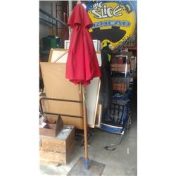 PATIO UMBRELLA WITH STAND