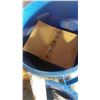 Image 3 : 2 BLUE ROLLING GARBAGE CANS WITH CONTENTS