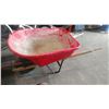 Image 1 : RED PLASTIC WHEEL BARREL