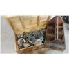 Image 1 : WOODEN TOOL TRUNK WITH CONTENTS