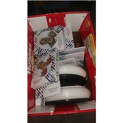 BOX OF FIDGET SPINNERS AND TOYS