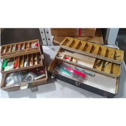 2 TACKLE BOXES WITH CONTENTS