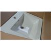 Image 1 : NEPTUNE CERAMIC DROP IN RECTANGULAR SINK 20 3/4" BY 17 3/4" BY 7 1/4"