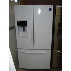 SAMSUNG GREY FRENCH DOOR FRIDGE WITH DIGITAL WATER AND ICE DISPENSER