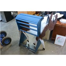 HADCRAFTED HORSE SADDLE RACK