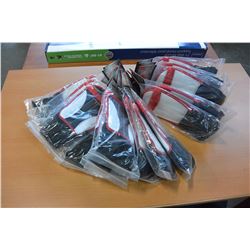 15 BRAND NEW PAIRS OF SIZE LARGE SOCCER SHIN PADS