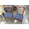 Image 1 : 2 DINING CHAIRS